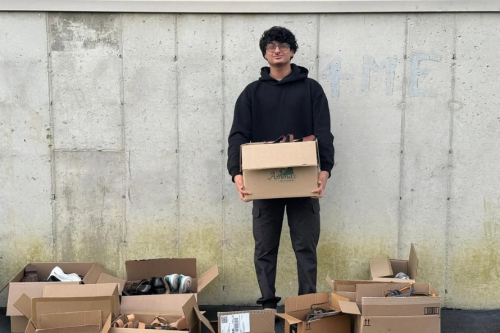 Partnered with Soles4souls to donate over 100 pairs of shoes, a step in the right direction.