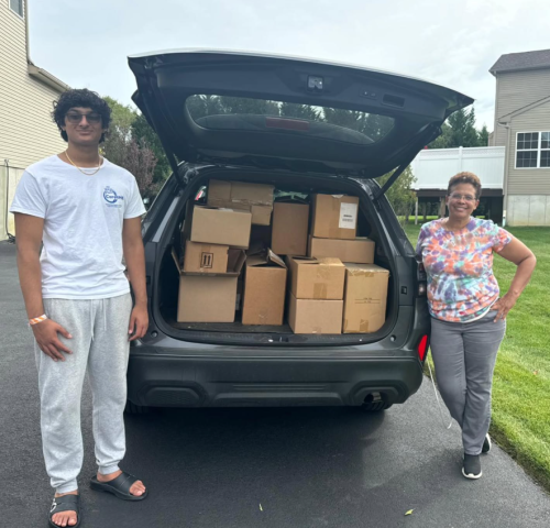 Care4ME has donated 50 packages and supplies to Jackie Mcguiness in Burlington County! Together, we all are making a real difference for families across the country!
