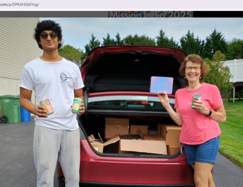 75 canned goods and 75 care packages are going to the Wiley Church Food Pantry in Marlton by Care4ME! Thank you to Lynne Allen from Wiley Pantry for welcoming us.