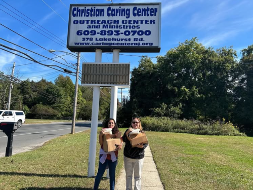 Care4Me was able to drop off 50 female care packages to the Christian Caring Center in Willingboro, New Jersey!