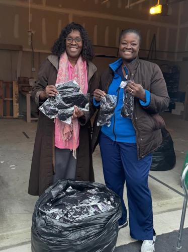 With winter here, Care4Me was grateful to donate 250 pairs of socks to Bible Way Apostolic Church for their community outreach.